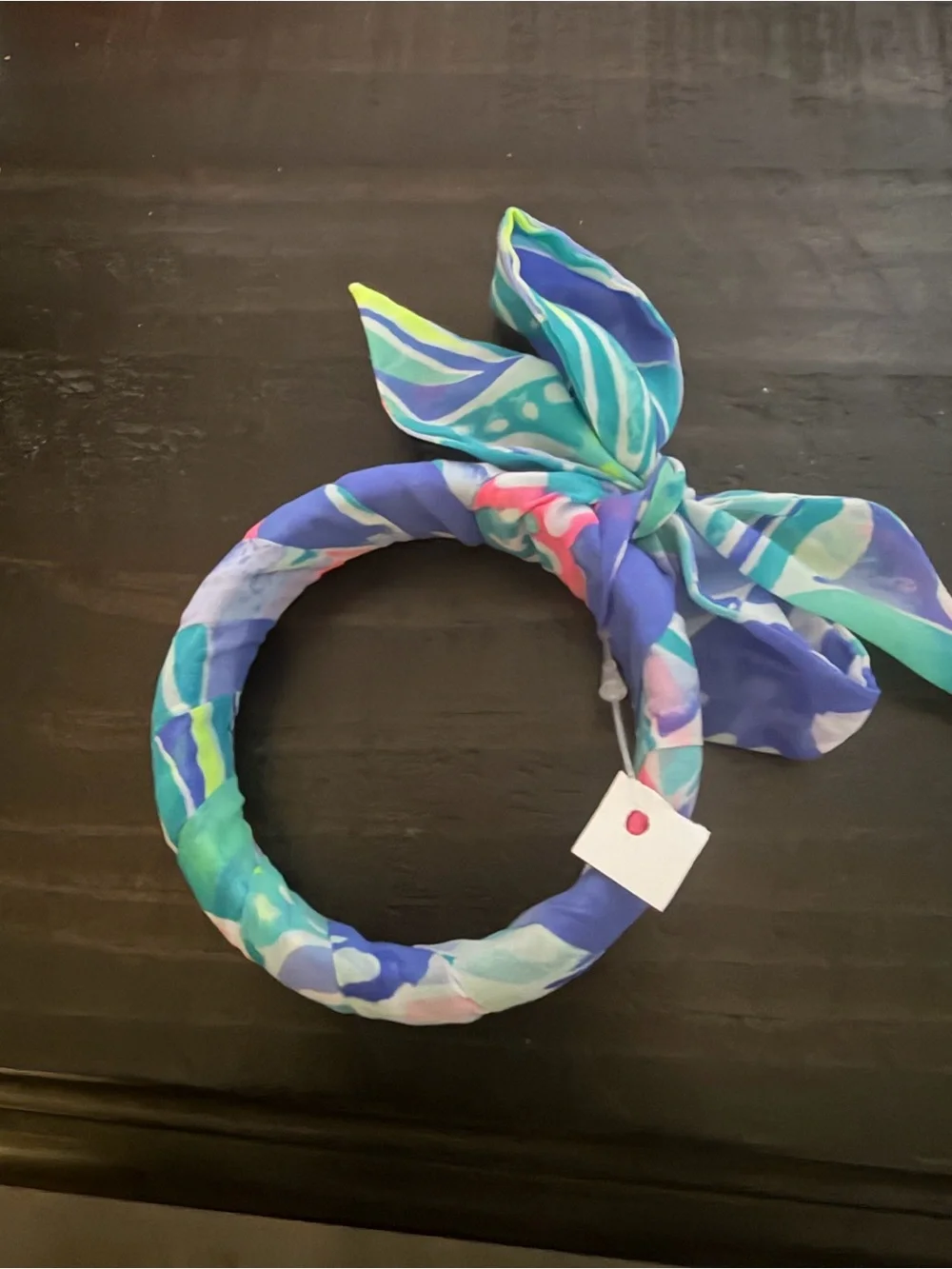 Lilly Pulitzer Multicolor Silk-Wrapped Bracelet with Bow